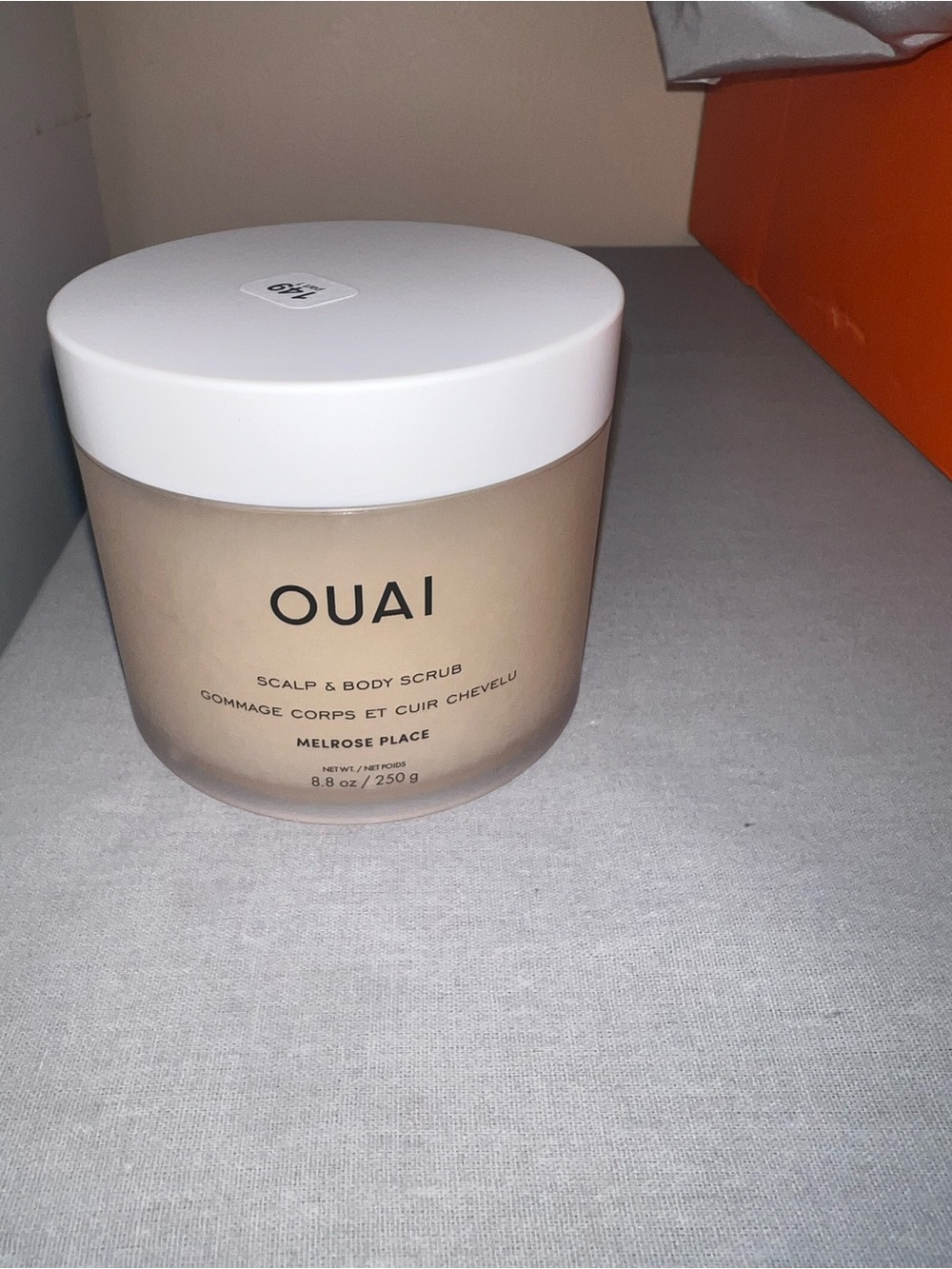 OUAI Scalp & Body Scrub — Cream Beige